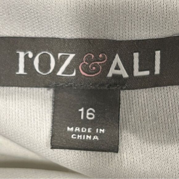 DressBarn Sleeveless boat neck Midi formal Dress size 16 - Picture 9 of 13